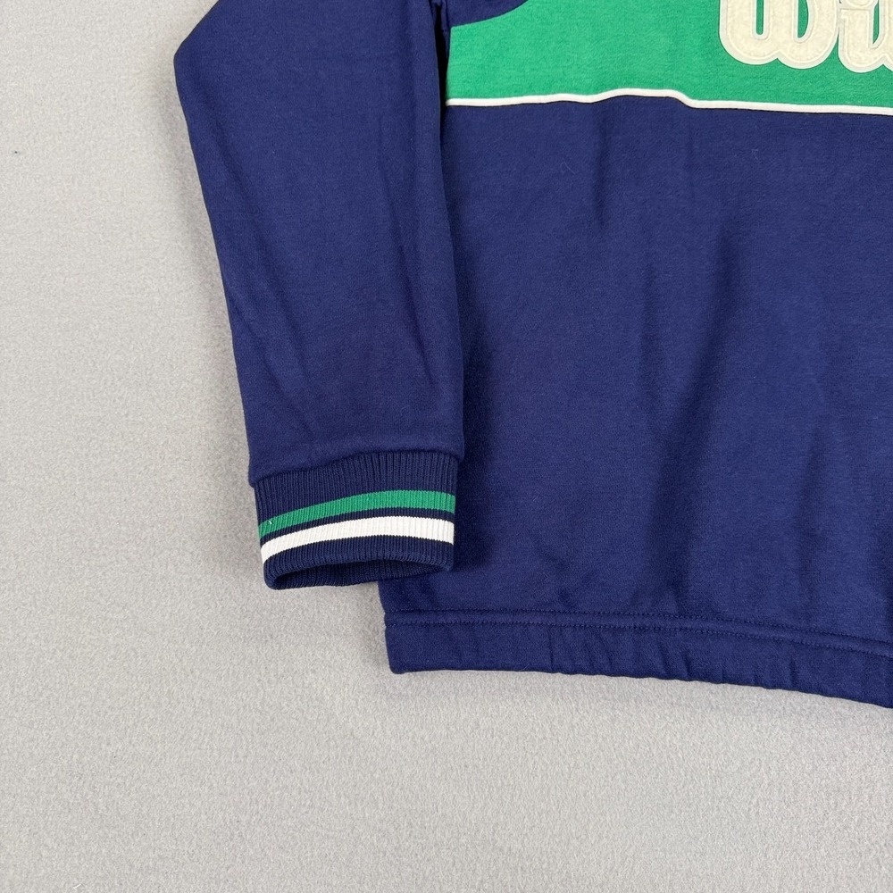 Wilson Crew Neck Youth Girls Sweatshirt Sz XL (14/16) Navy Retro Sport Soft NWT - Picture 3 of 14